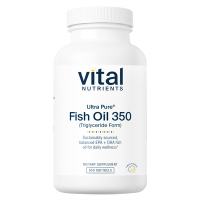 Ultra Pure Fish Oil 350 100 gels Curated Wellness