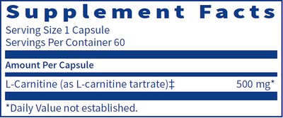 L-Carnitine Tartrate 60 caps