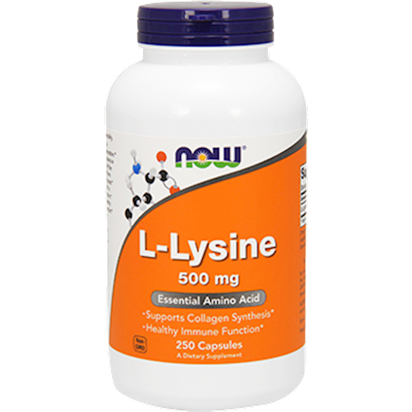 L-Lysine 500 mg 250 caps Curated Wellness