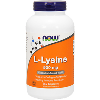 L-Lysine 500 mg 250 caps Curated Wellness
