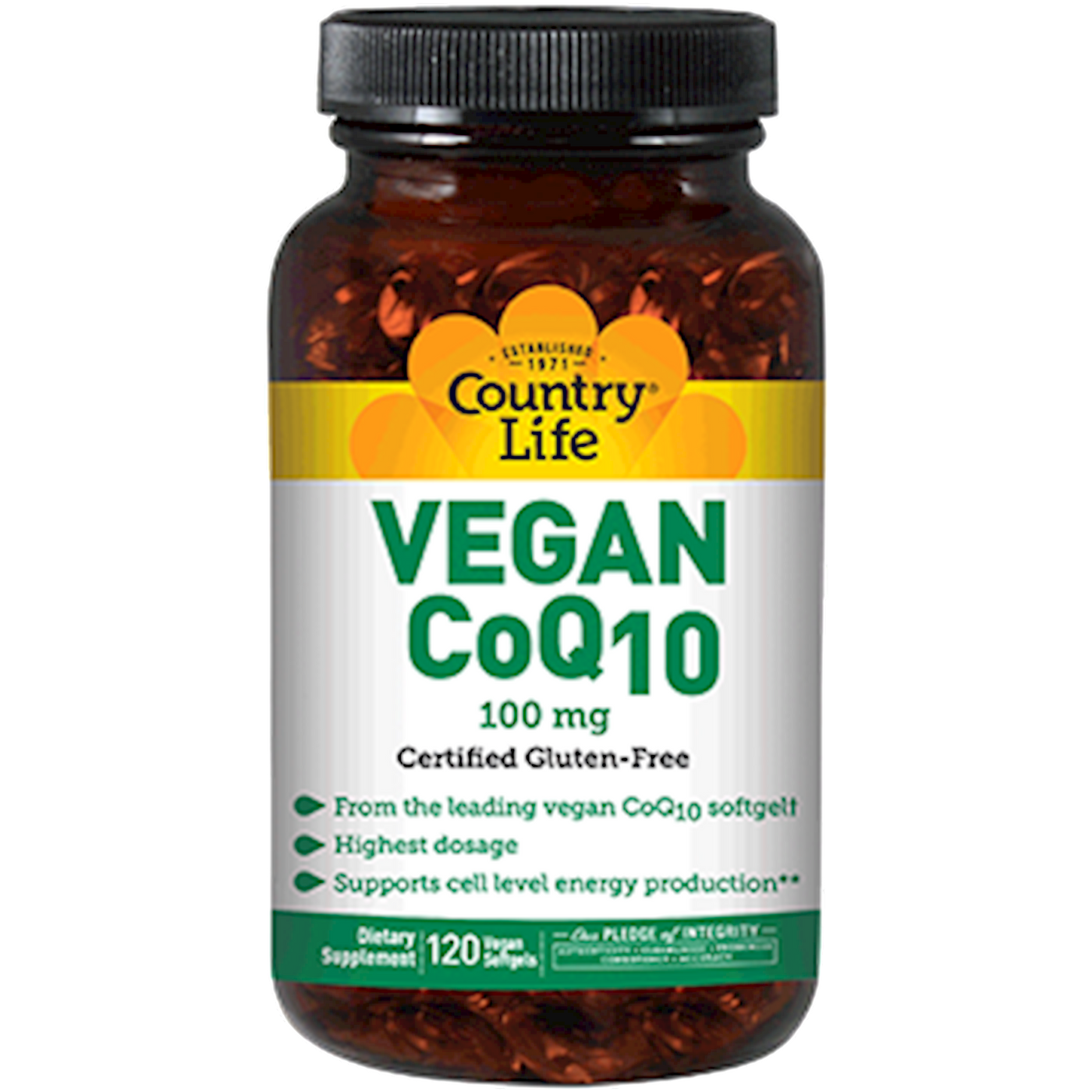 COQ10 100 mg 120 gels Curated Wellness