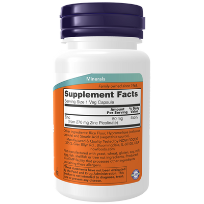 Zinc Picolinate 50 mg  Curated Wellness