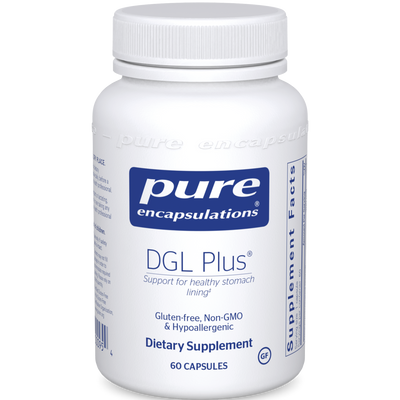 DGL Plus 60 vcaps Curated Wellness