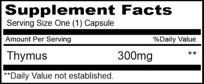 Thymus 300 mg  Curated Wellness