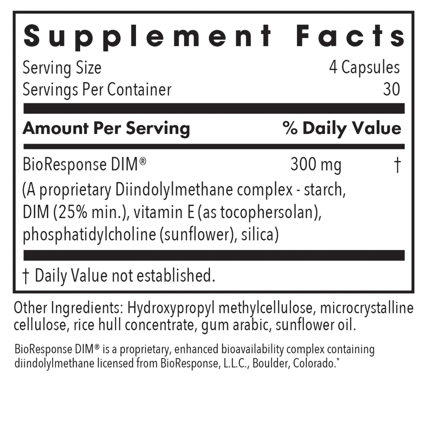 DIM Enhanced Delivery System 120 caps Curated Wellness