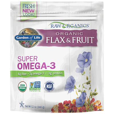 Raw Organics Flax and Fruit  Curated Wellness