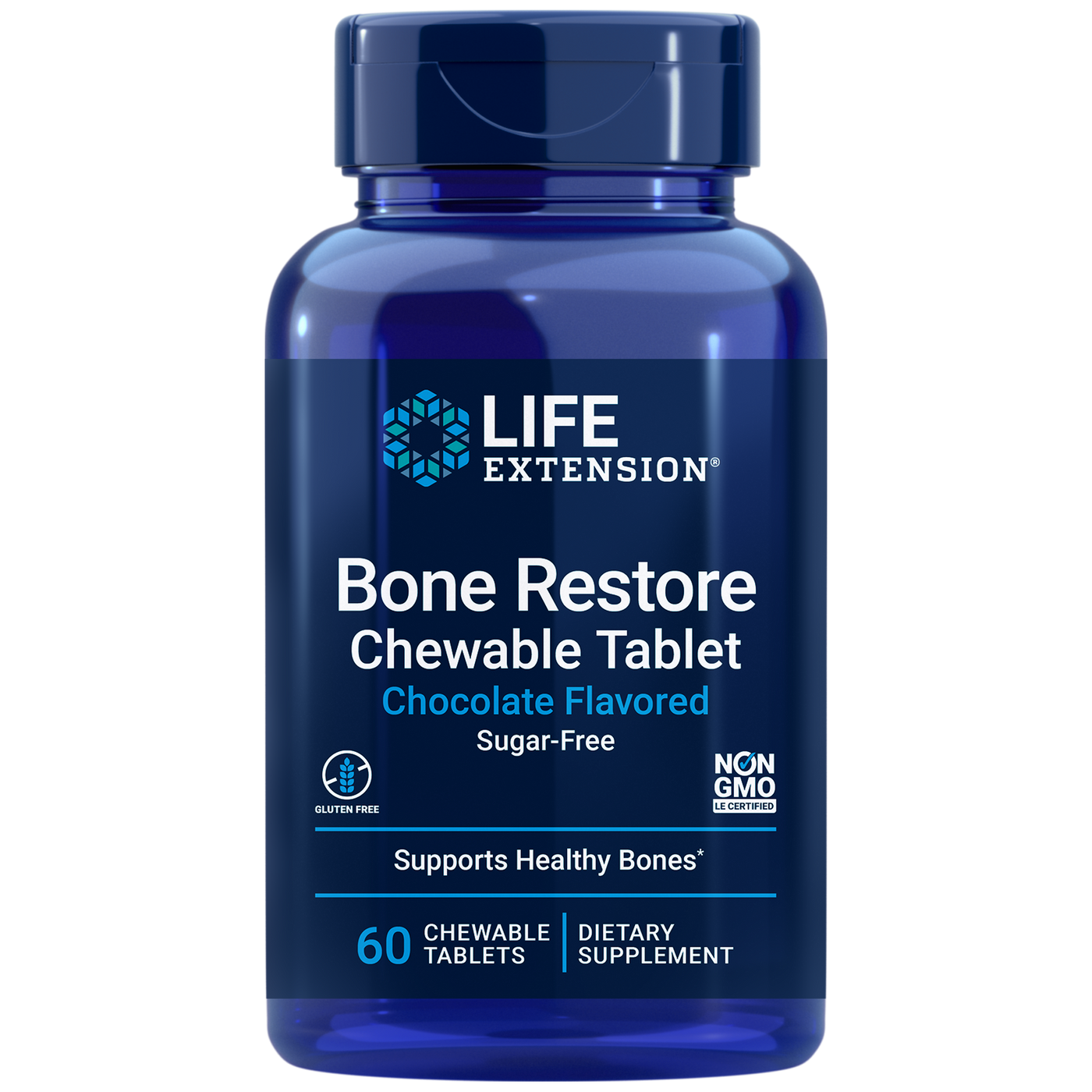 Bone Restore Choc SF 60 chewtabs Curated Wellness