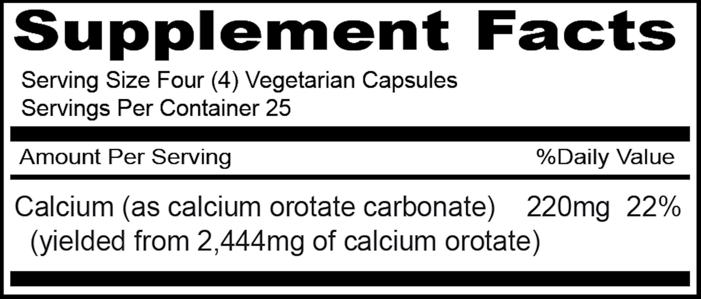 Calcium Orotate  Curated Wellness