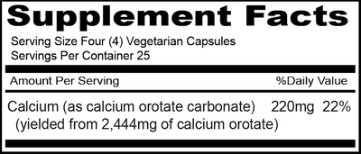 Calcium Orotate  Curated Wellness