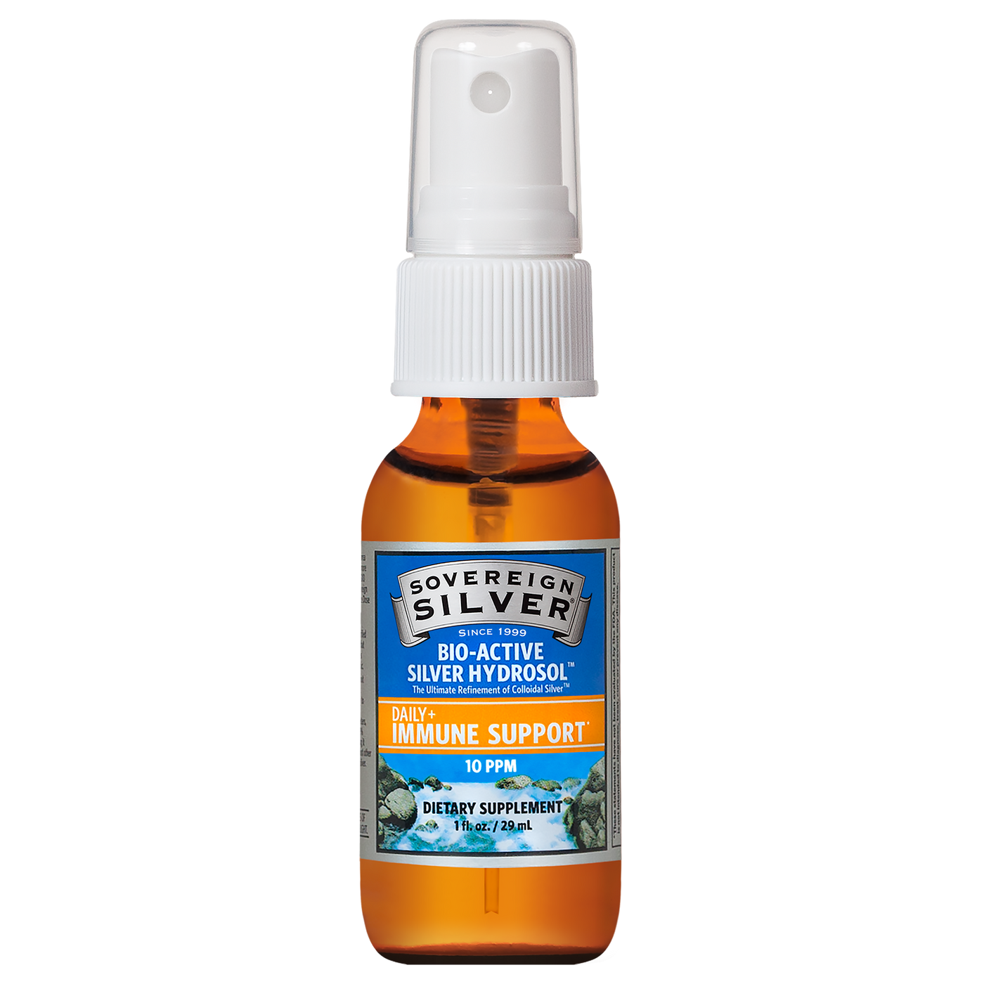 Silver Hydrosol Fine Mist Spray 1 fl oz Curated Wellness