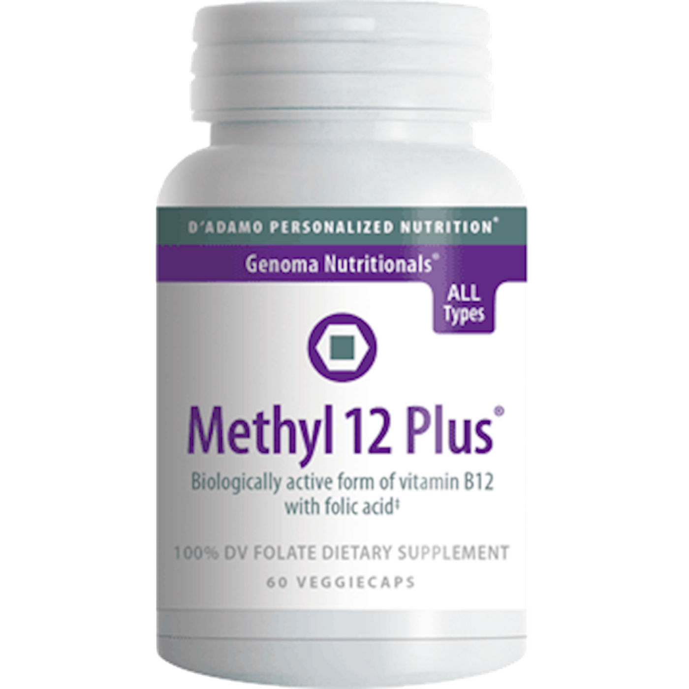 Methyl 12 Plus 60 vcaps Curated Wellness