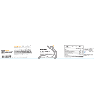 Optimal Electrolyte Unflavored 168.6g Curated Wellness