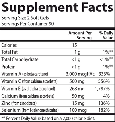 ACES + Zn 180 gels Curated Wellness