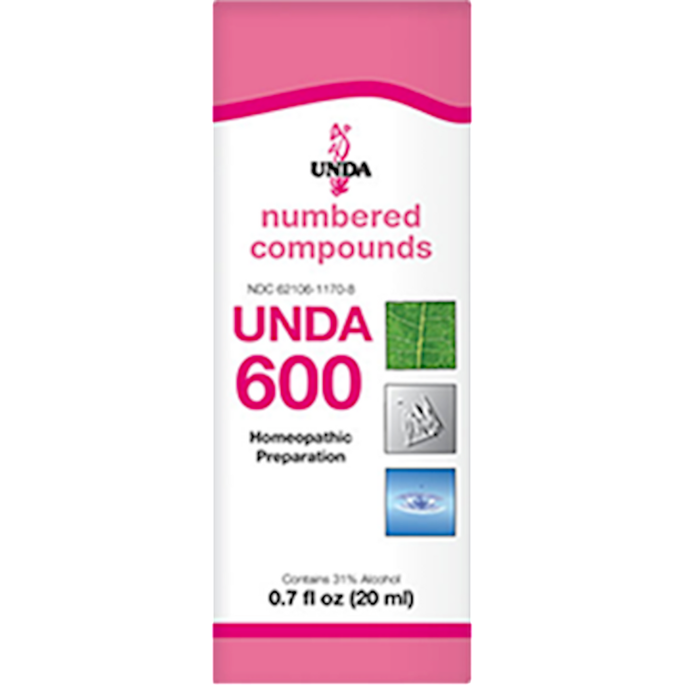 Unda 600 0.7 fl oz Curated Wellness