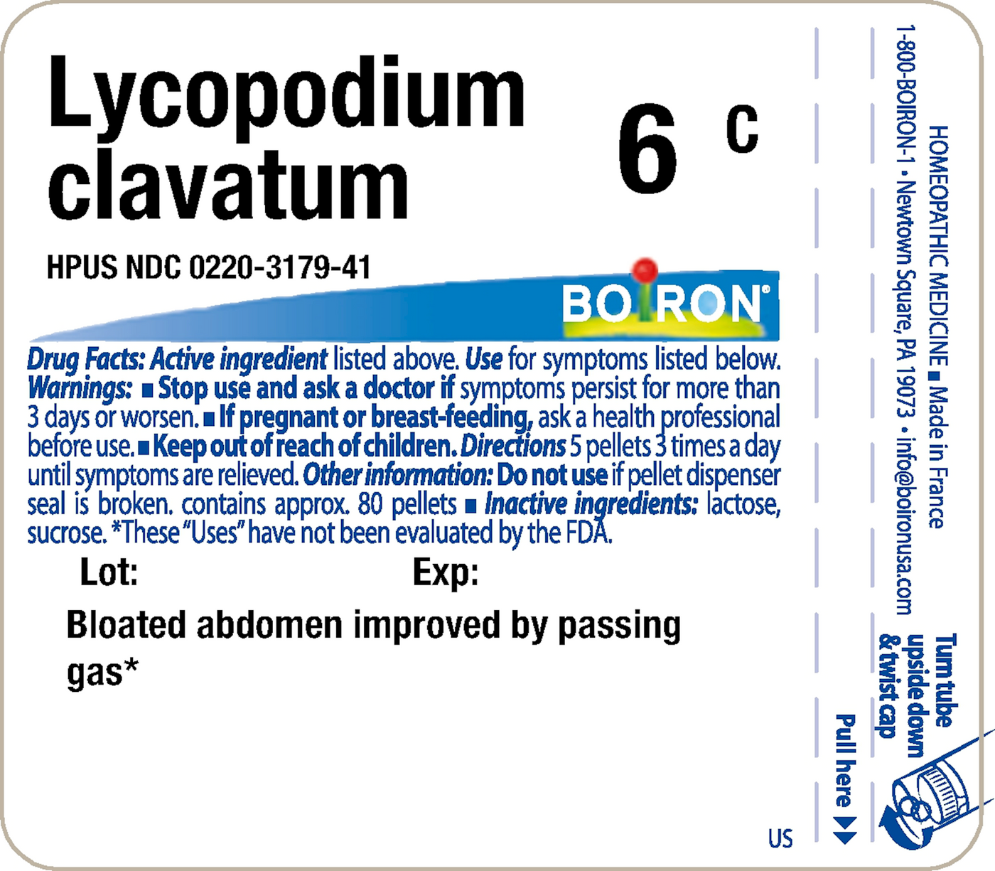 Lycopodium clavatum 6C 80 plts Curated Wellness