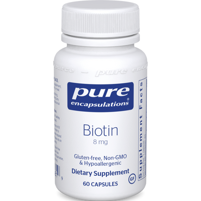 Biotin 8 mg 60 vcaps Curated Wellness