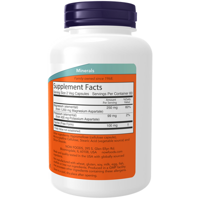 Magnesium & Potassium Aspartate  Curated Wellness