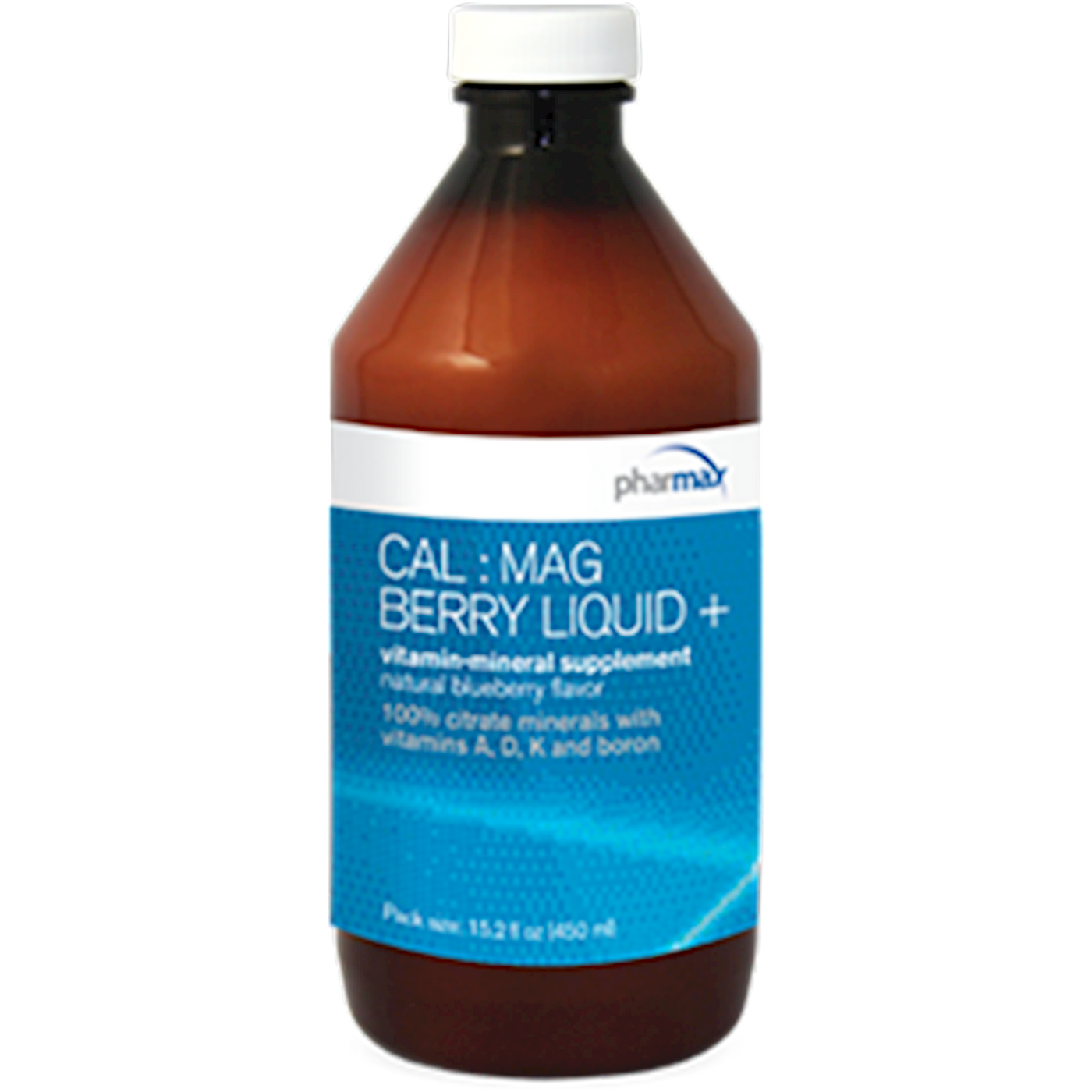 Cal : Mag Berry Liquid + 15.2 fl oz Curated Wellness