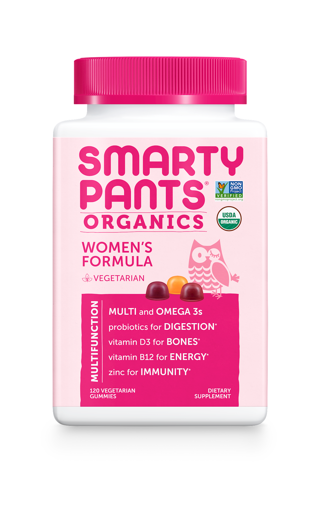 Women's Formula Org Multi 120 gummies Curated Wellness