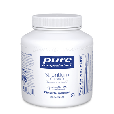 Strontium 227 mg 180 vcaps Curated Wellness