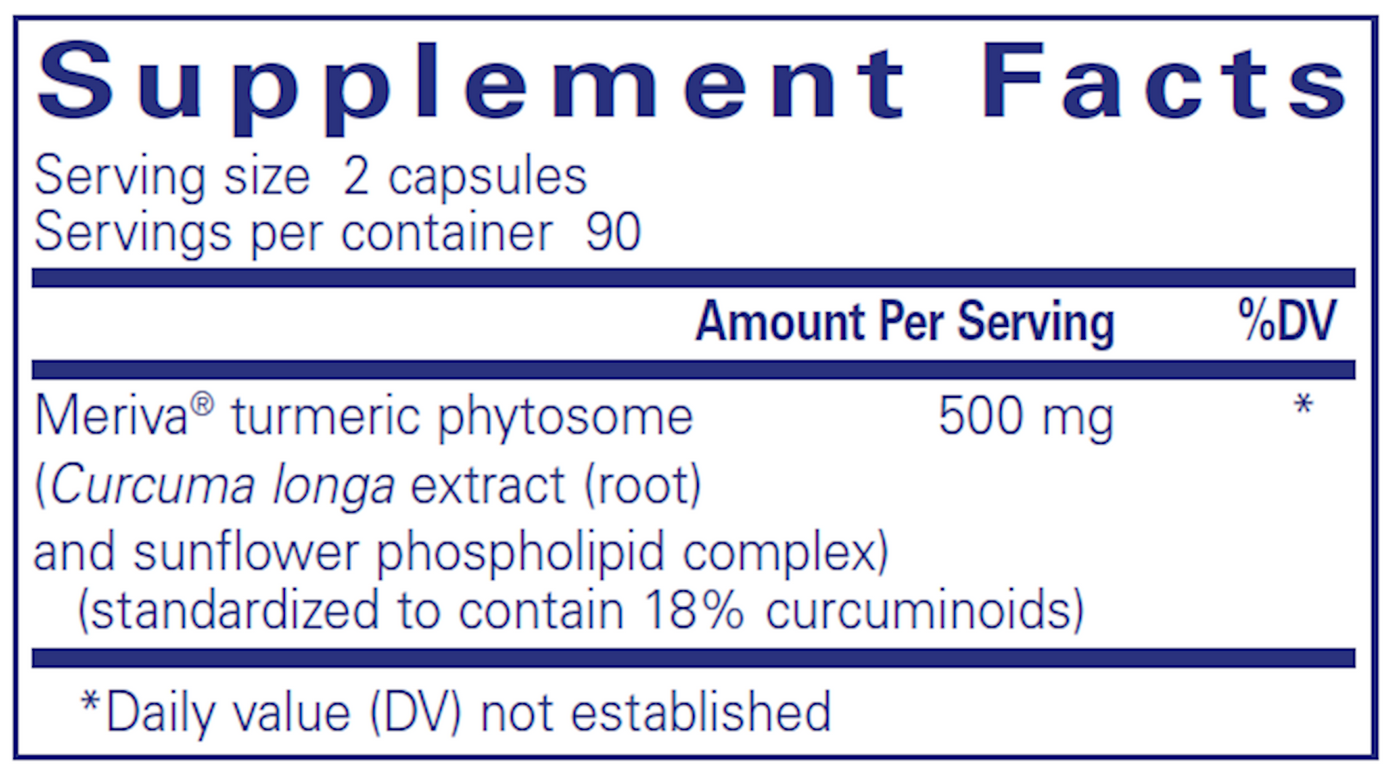 CurcumaSorb (Meriva) 180 caps Curated Wellness