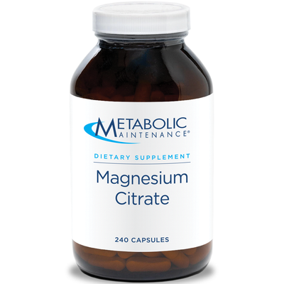 Magnesium Citrate 240 caps Curated Wellness