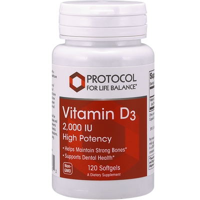 Vitamin D3 2000 IU  Curated Wellness