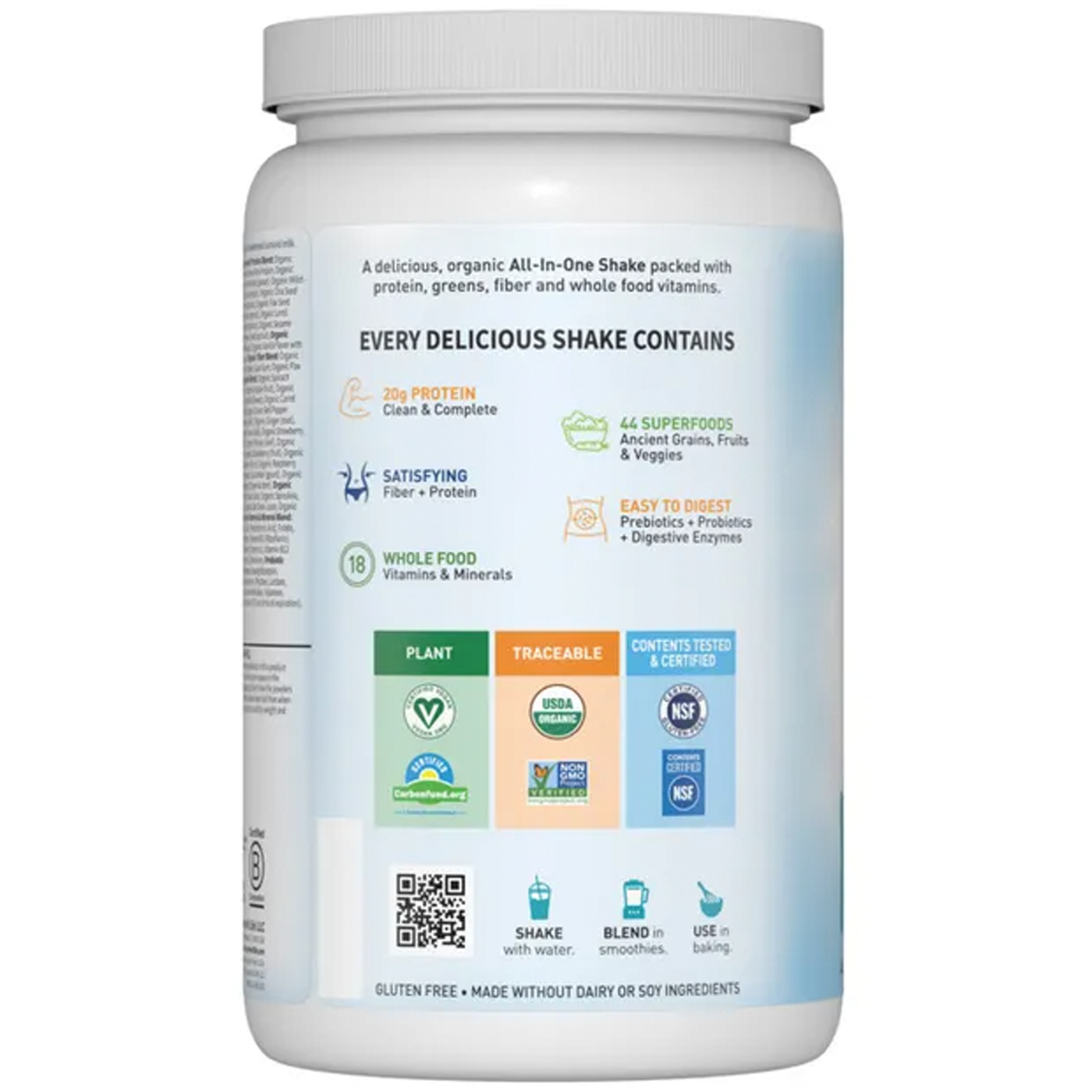 RAW Organic Meal 37.53oz Curated Wellness