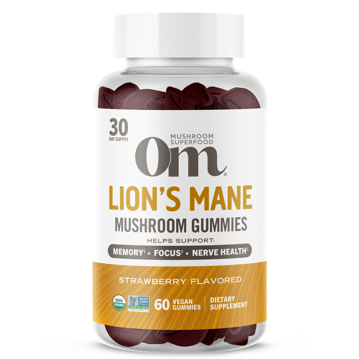 Lion's Mane Mushroom Gummies c Curated Wellness