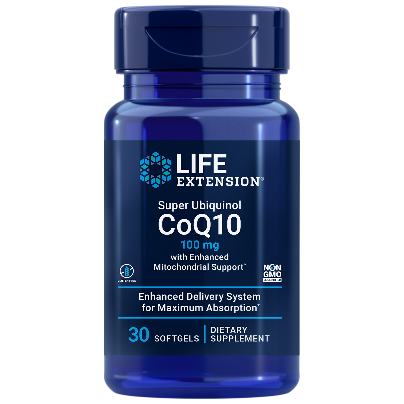 Super Ubiq CoQ10 MitoSupp 100mg 30 sgels Curated Wellness