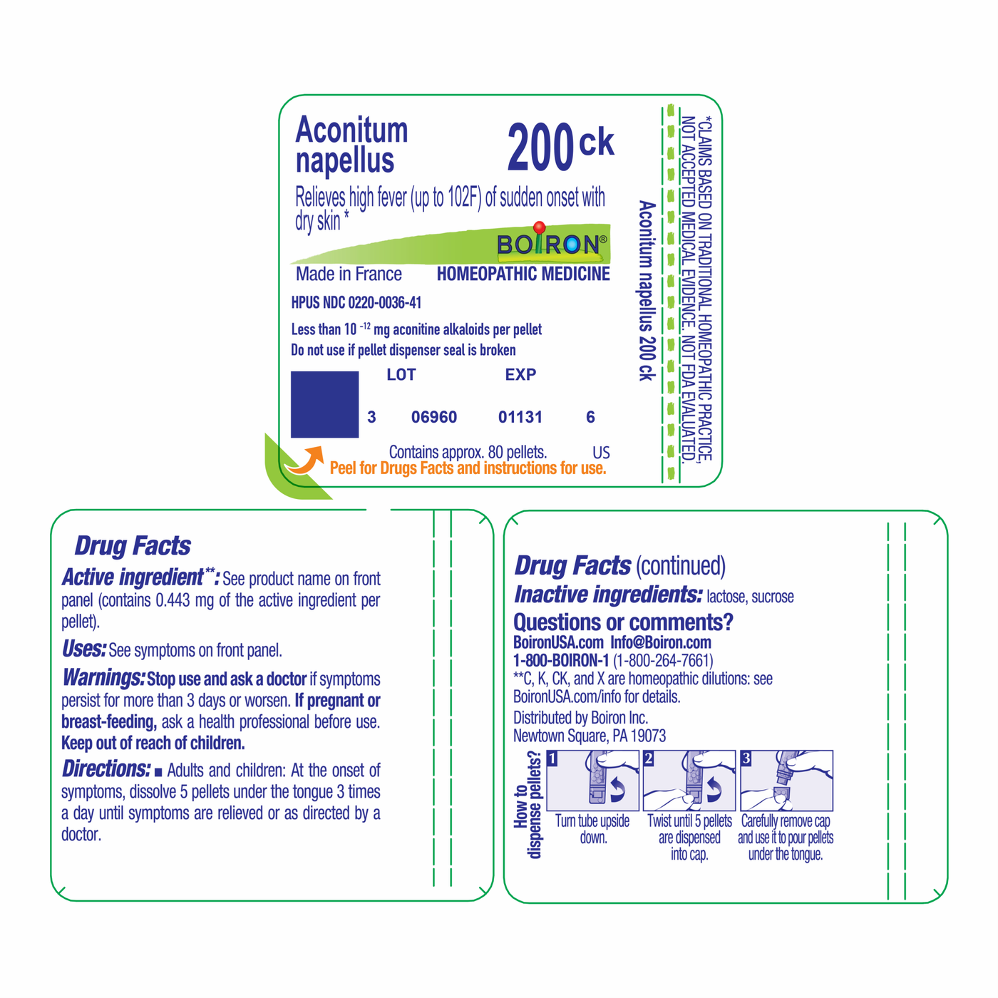 Aconitum napellus 200CK 80 plts Curated Wellness