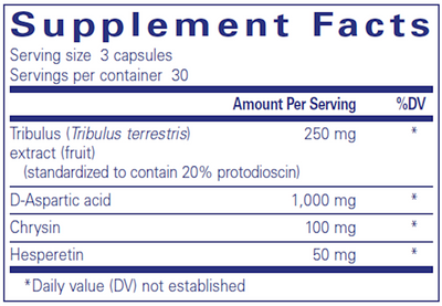 Tribulus Formula 90 caps Curated Wellness