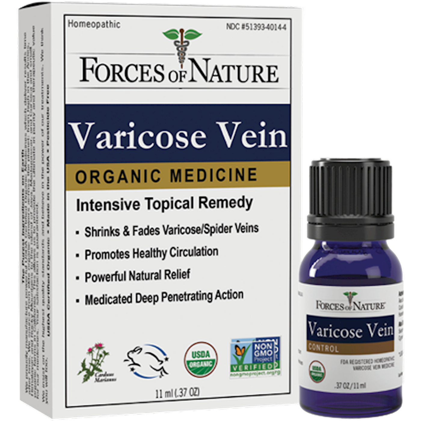 Varicose Vein Organic .37 oz Curated Wellness