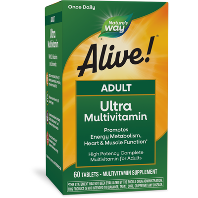 Alive! Adult Ultra Potency 1/day- 60 tab Curated Wellness