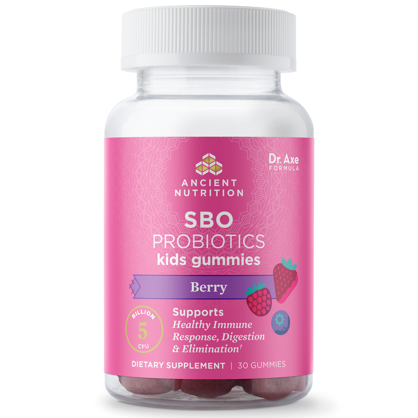 SBO KIDS Probiotic Gummies - 30 ct Curated Wellness