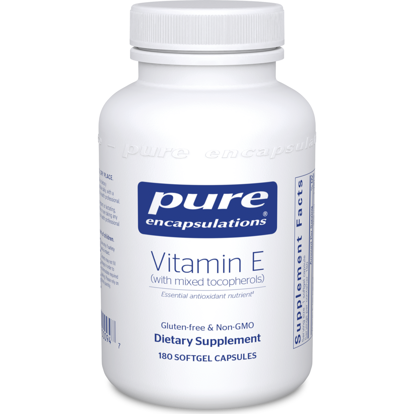 Vitamin E (Natural) 180 gels Curated Wellness