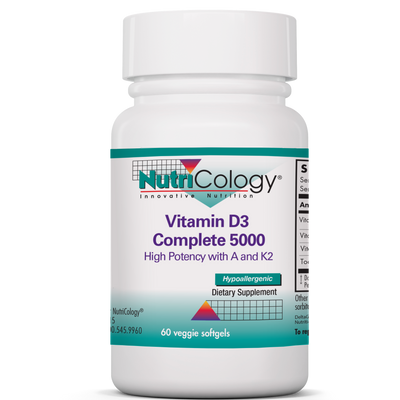 Vitamin D3 Complete 5000 Daily Bal 60ct Curated Wellness