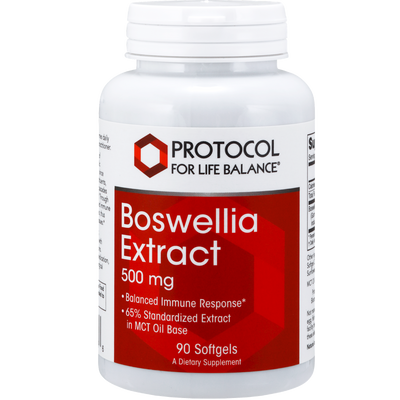 Boswellia Extract 500mg 90 gels Curated Wellness