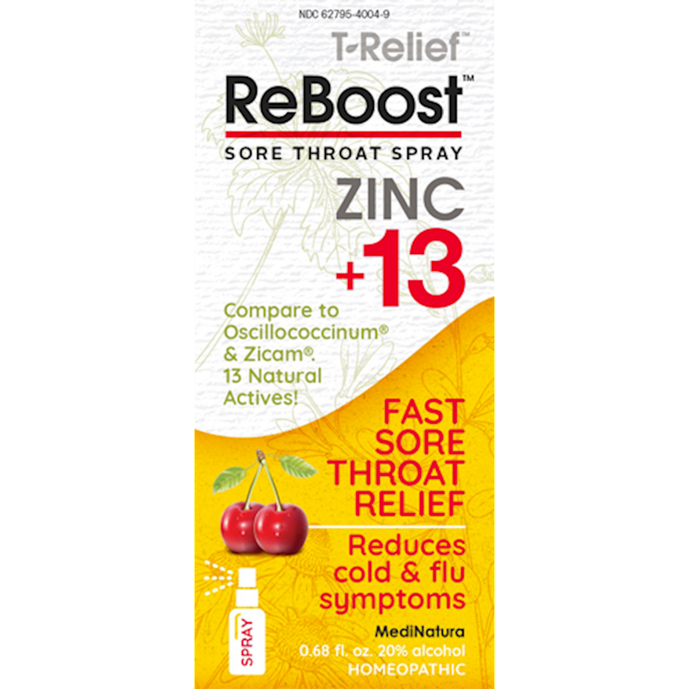 ReBoost Throat Spray Cherry 0.68 fl oz Curated Wellness