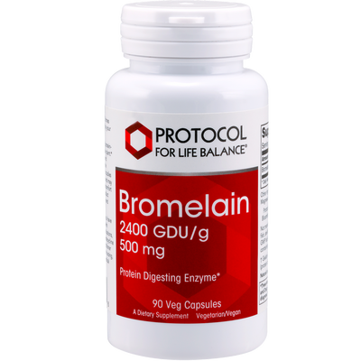 Bromelain 2400 GDU/g 500 mg 90 vcaps Curated Wellness