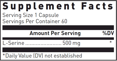 L-Serine 500 mg  Curated Wellness