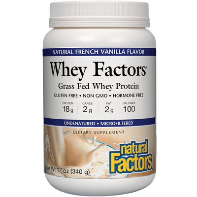 Whey Factors Powder Mix Vanilla  Curated Wellness