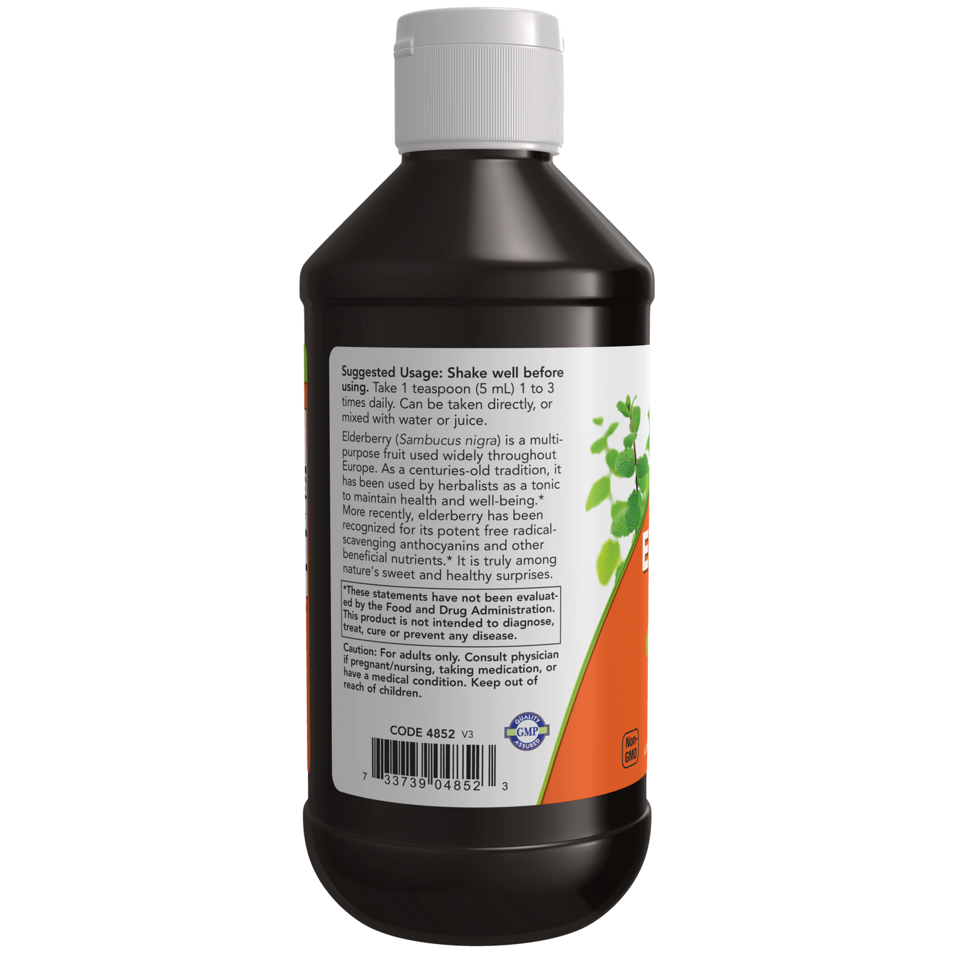 Elderberry Liquid 8 fl oz Curated Wellness