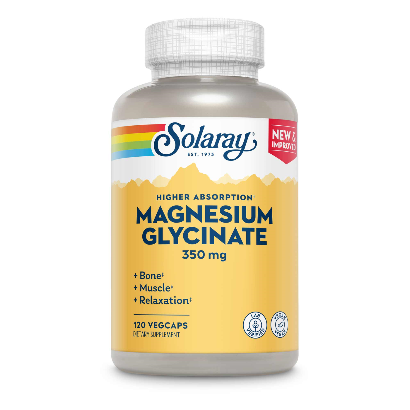 Magnesium Glycinate 350 mg  Curated Wellness