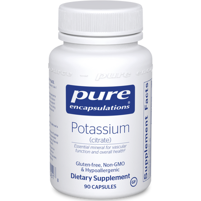 Potassium (citrate) 90 vcaps Curated Wellness