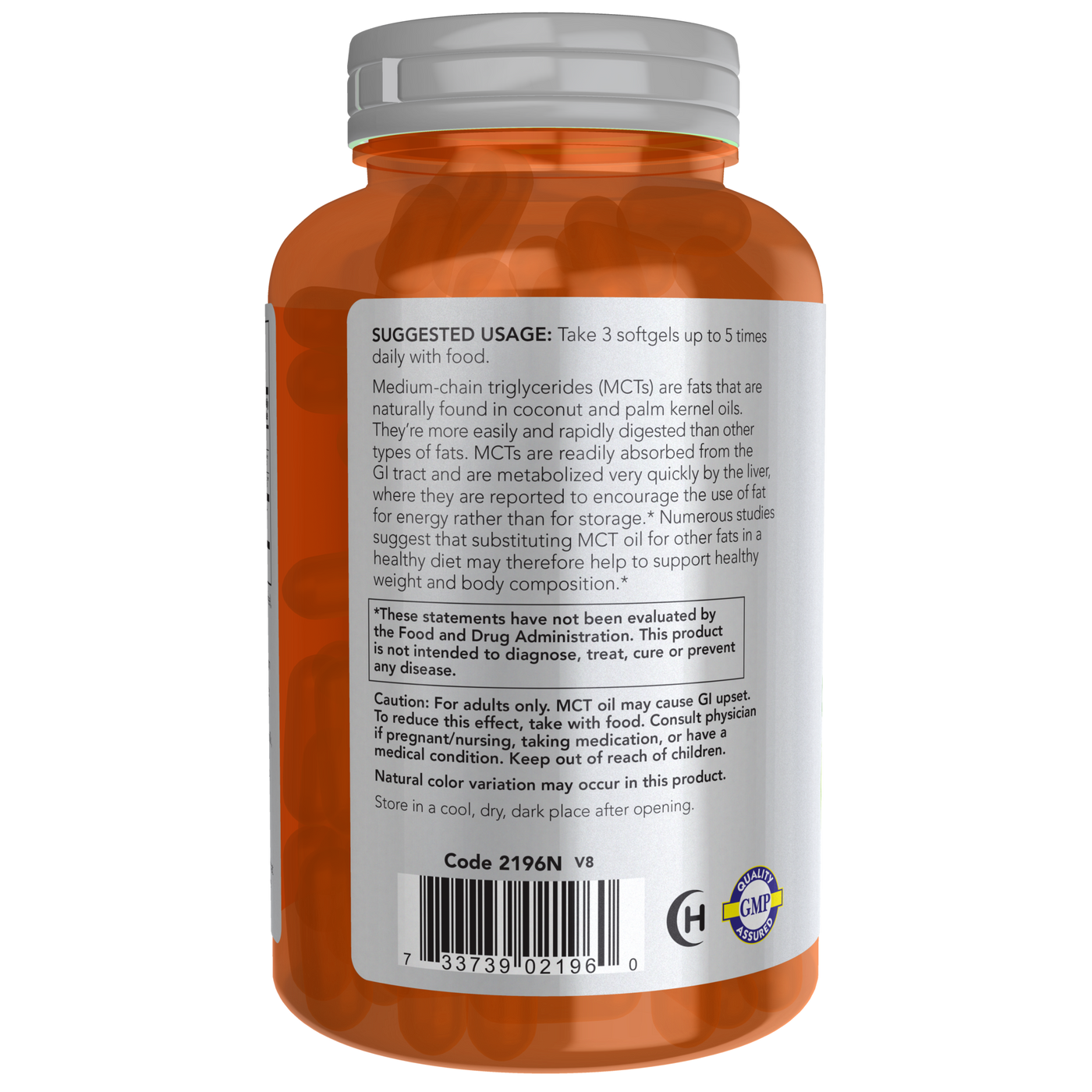 MCT Oil 1,000 mg  Curated Wellness