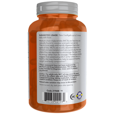 MCT Oil 1,000 mg  Curated Wellness