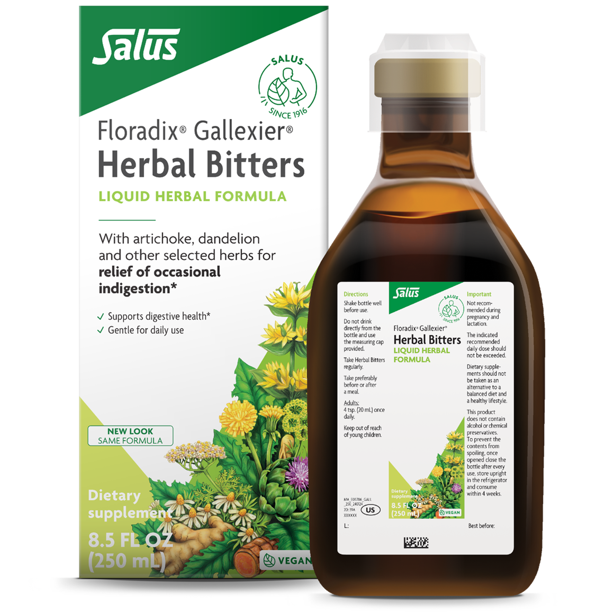 Gallexier Herbal Bitters 8.5 fl oz | SA0069 | Salus