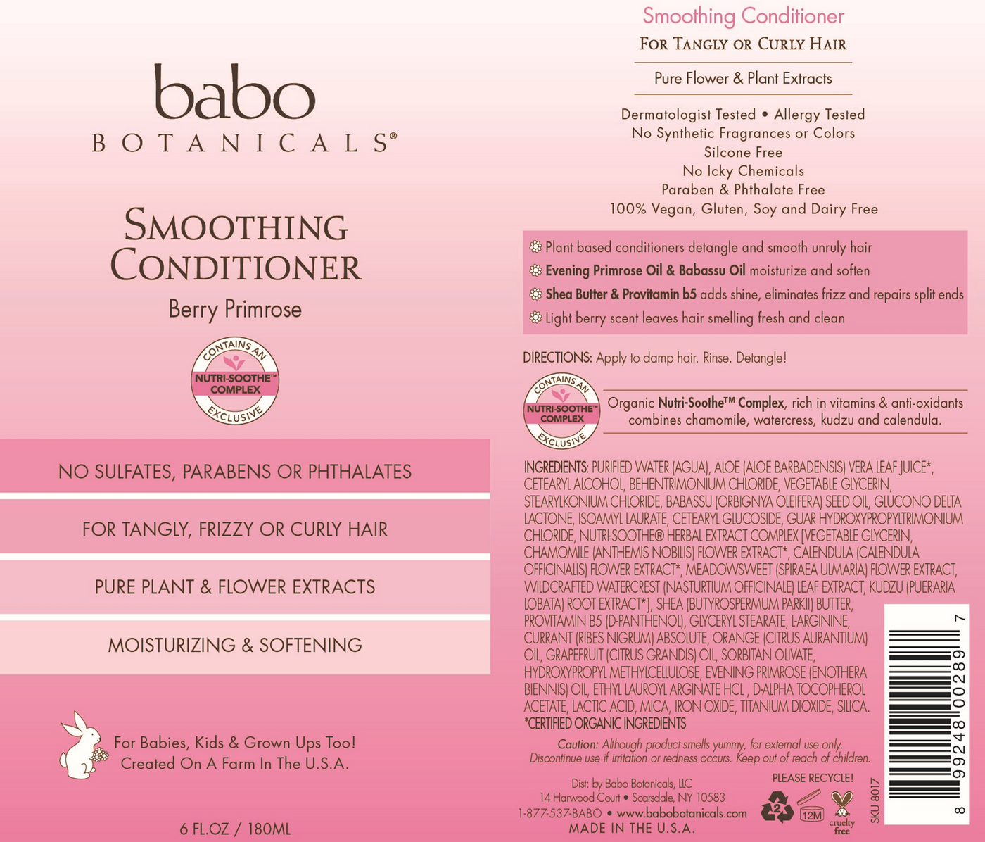 Smoothing Conditioner 6 fl oz Curated Wellness