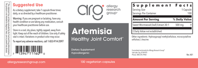 Artemesia 100 vegcap Curated Wellness